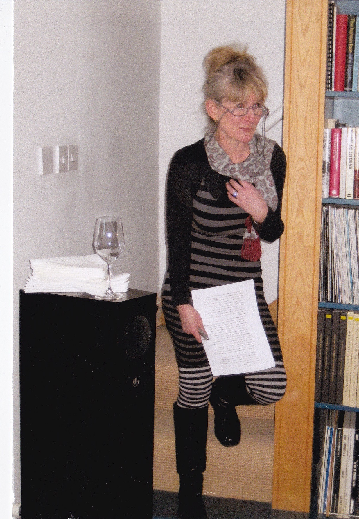 Vicki At Launch of Freud's Converts